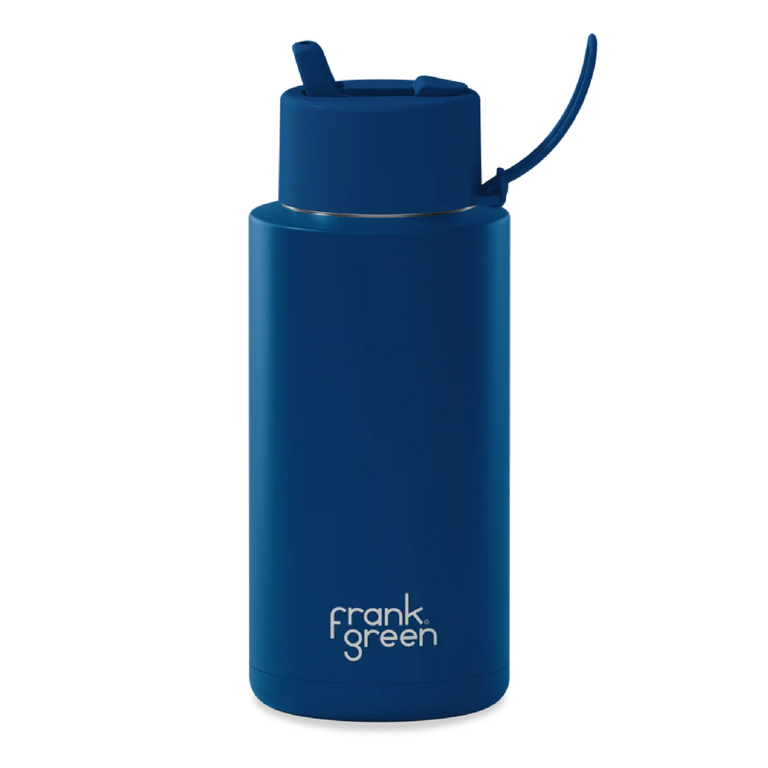 Frank Green Insulated Drink Bottle 1L - Deep Ocean