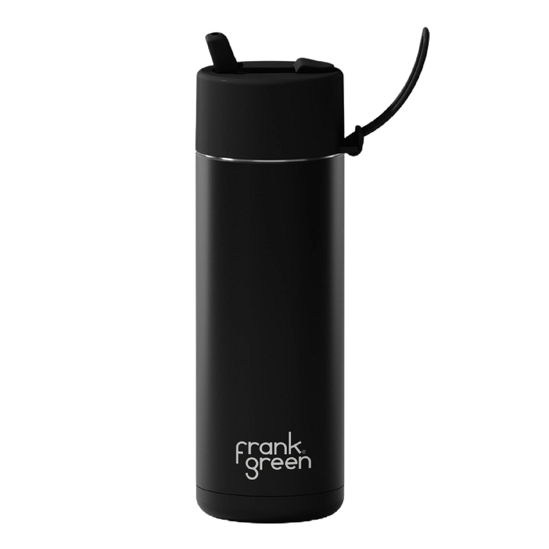 Frank Green Insulated Drink Bottle 595ml - Midnight Black