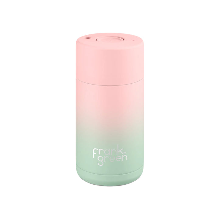 Frank Green Reusable Insulated Cup Gradient - Blushed & Mint Gelato