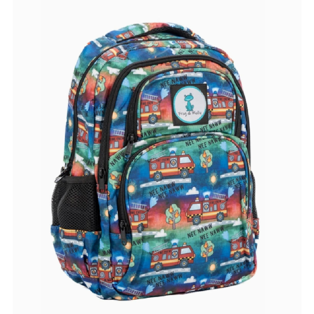 Frog & Molly Backpack - Fire Truck