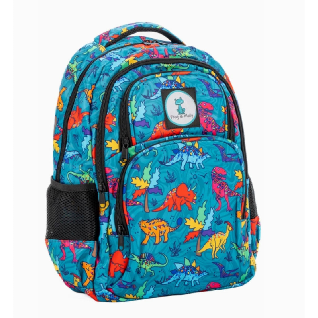 Frog & Molly Backpack - Rainbow Dinos