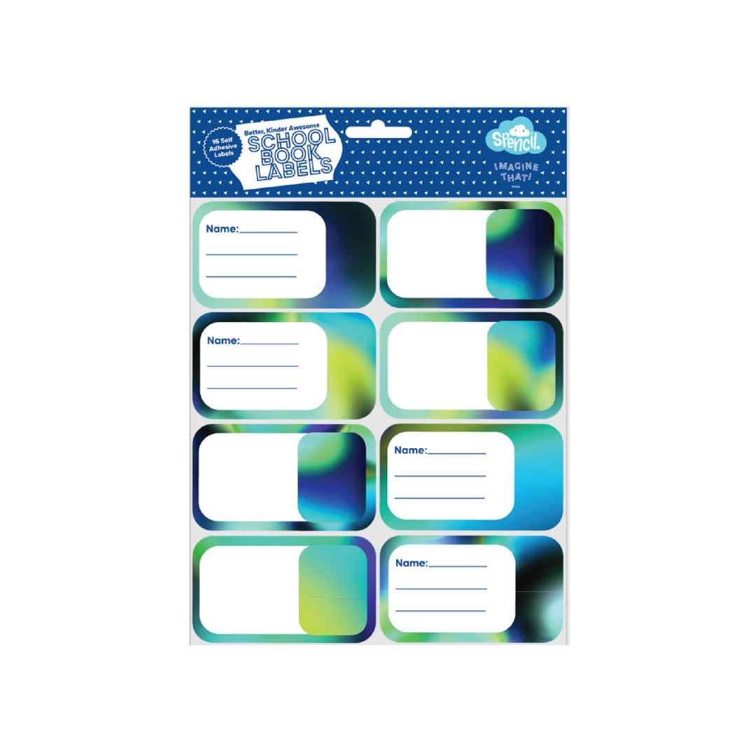 Spencil Book Labels - Galactic Glow