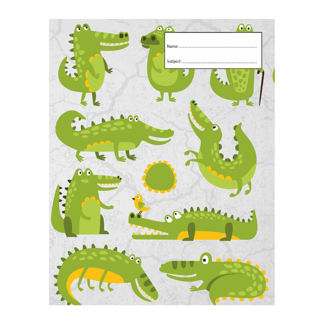 Got It Covered Exercise Book Cover 9x7 - Crocodiles