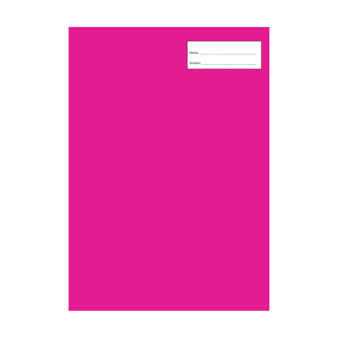 Got It Covered Book Cover A4 - Bright Pink