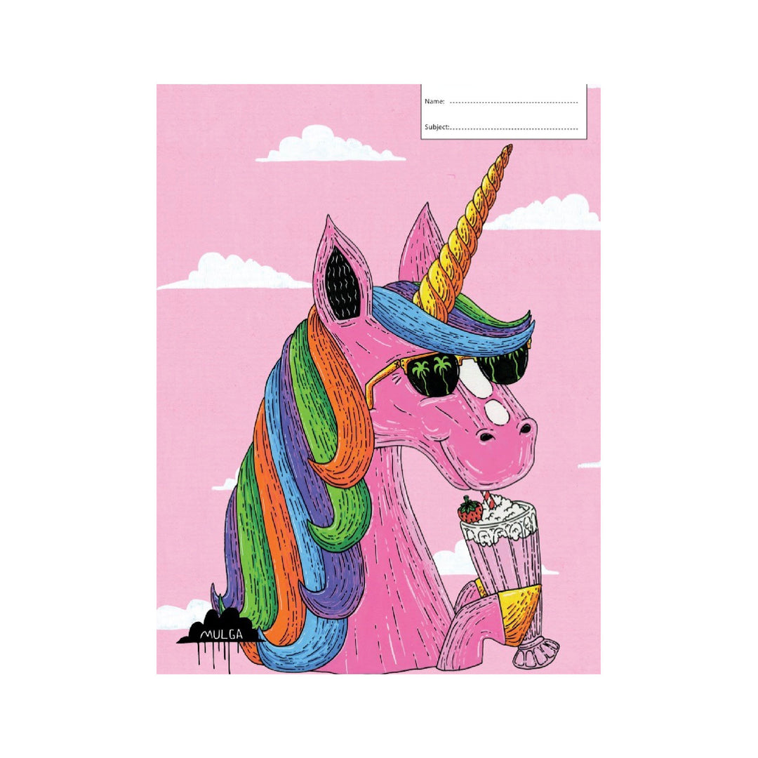 Got It Covered Book Cover A4 - Mulga Unicorn