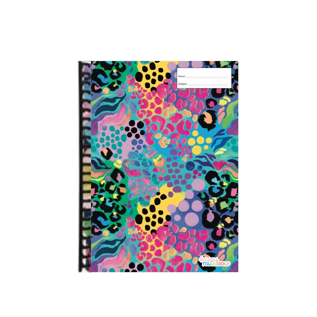 Got It Covered Display Folder - Kasey Rainbow Electric Leopard