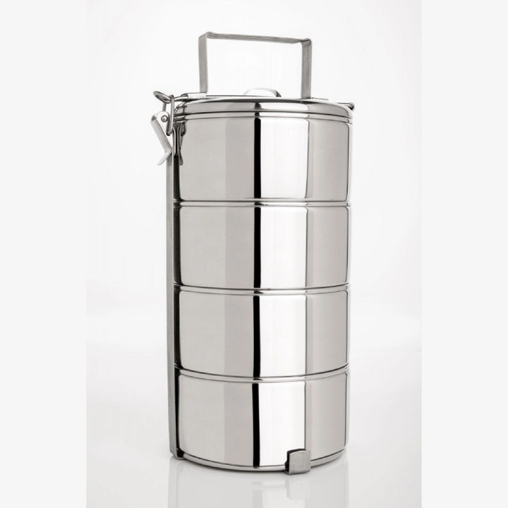 Goodly Gosh 4 Tier Stainless Steel Stackable Tiffin Lunch Box