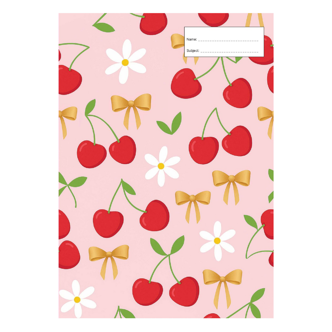 Got It Covered Book Cover A4 - Cherries