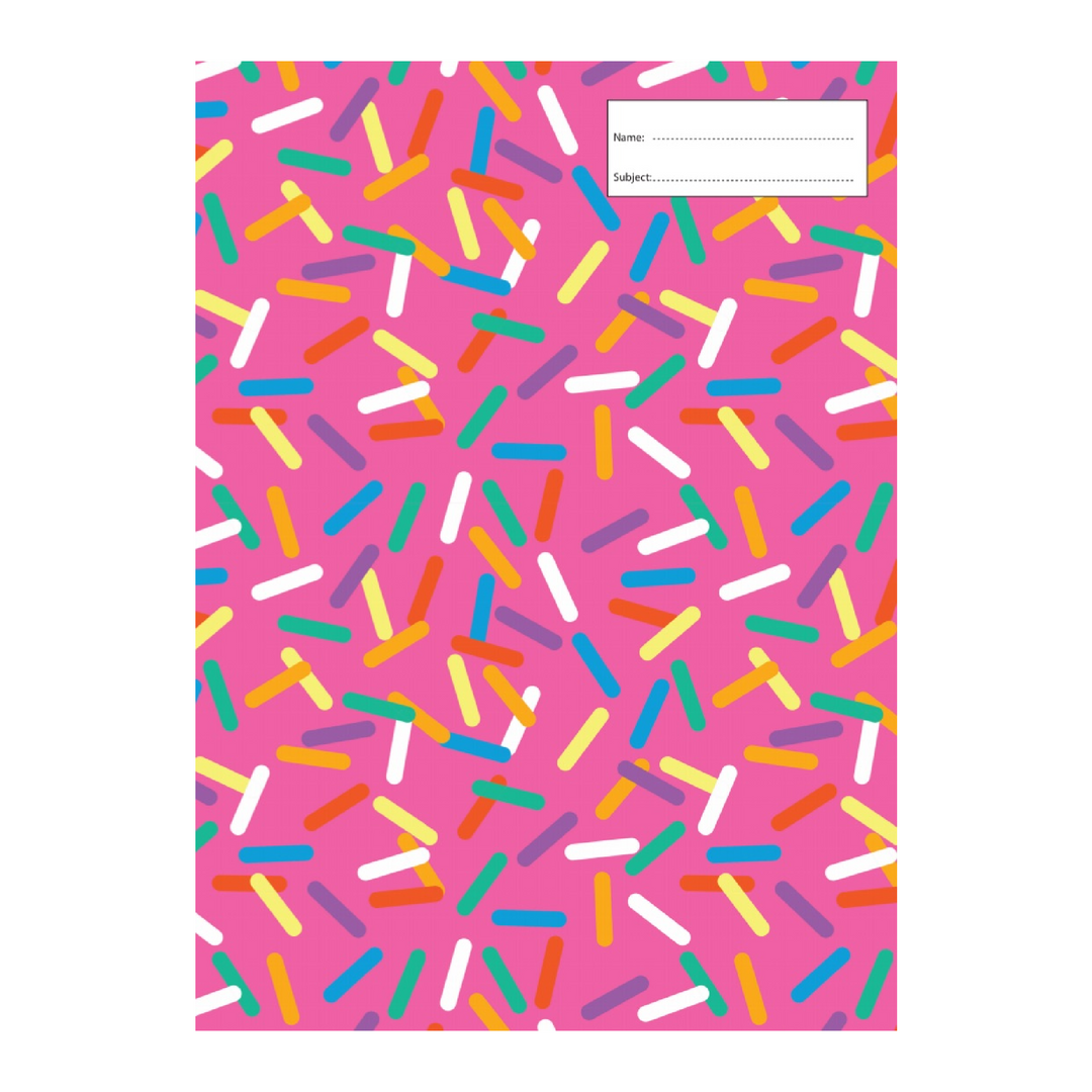 Got It Covered Book Cover A4 - Sprinkles