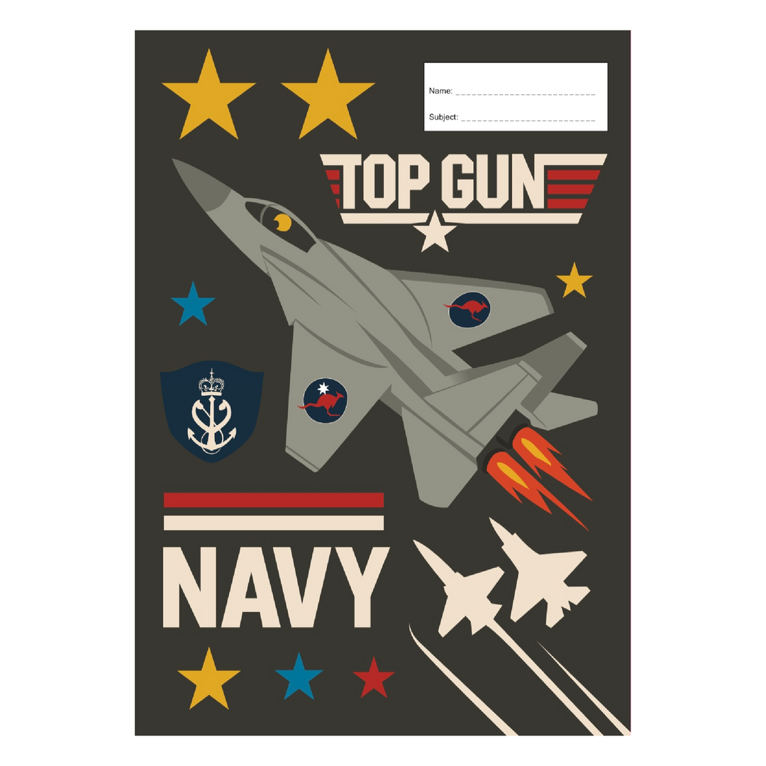 Got It Covered Book Cover A4 - Top Gun