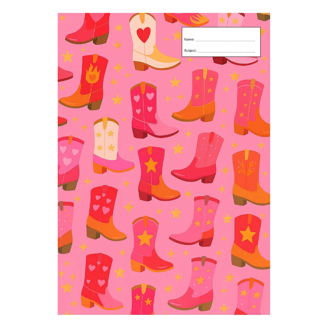 Got It Covered Book Cover Scrapbook - Boot Skootin'