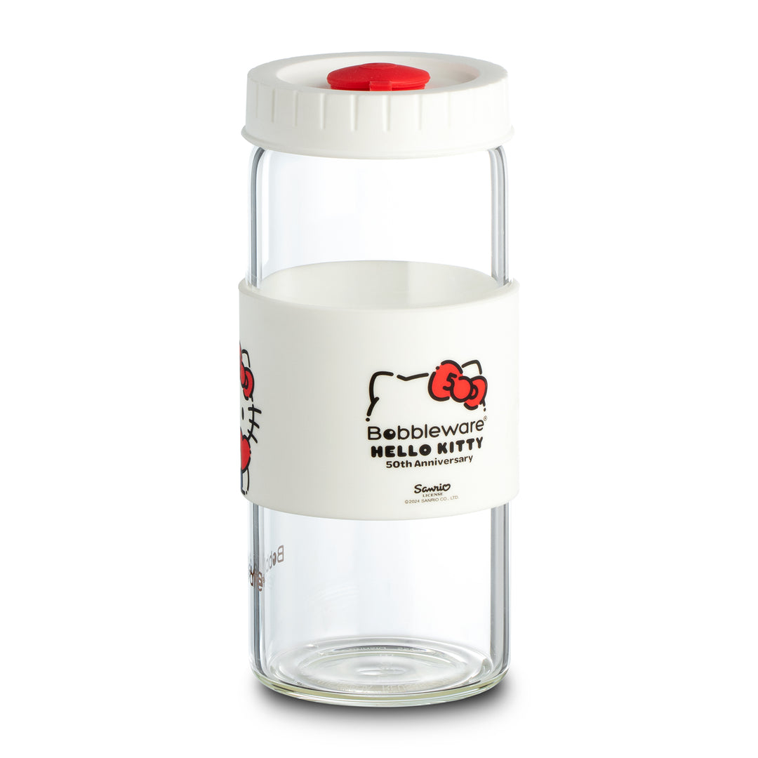 Bobbleware Hello Kitty Tumbler - 500ml Glass - 50th Anniversary