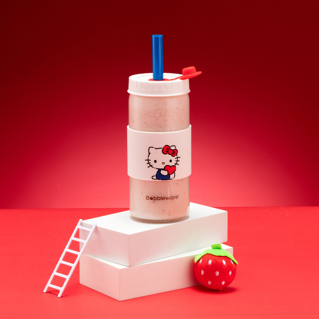 Bobbleware Hello Kitty Tumbler - 500ml Glass - 50th Anniversary