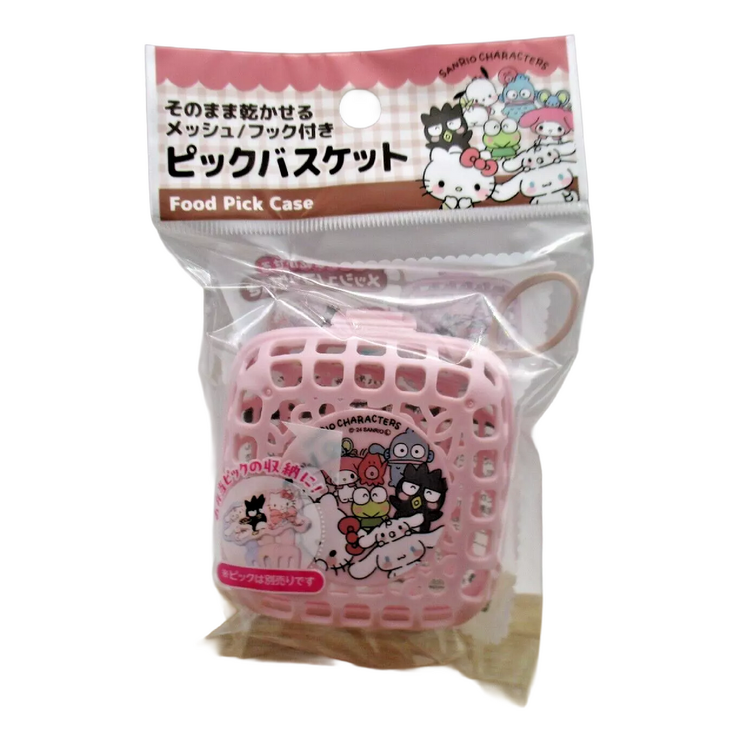 Sanrio Food Pick Case - Hello Kitty & Friends