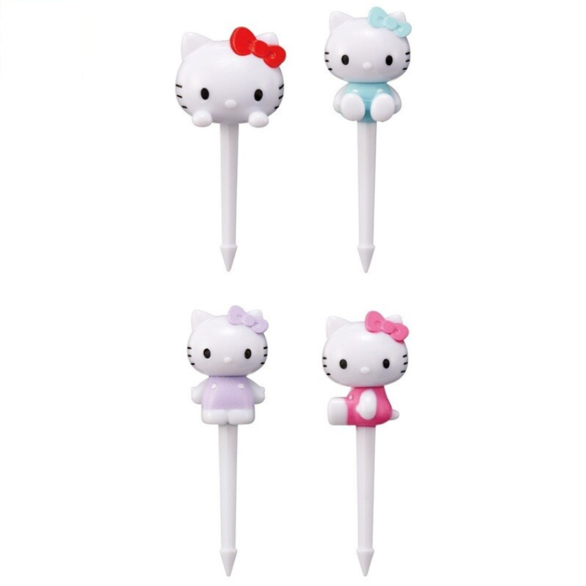 Hello Kitty Food Picks - 4pk