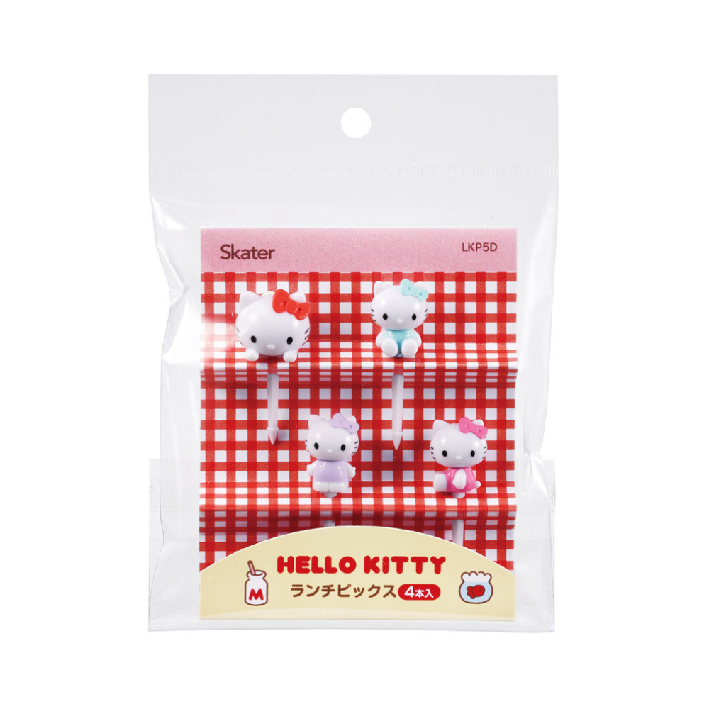 Hello Kitty Food Picks - 4pk