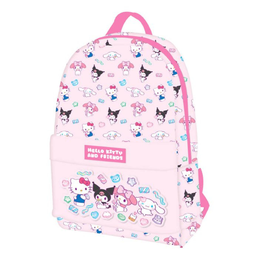 girl pink hello kitty backpack Hello Kitty Backpack I The Bento Buzz