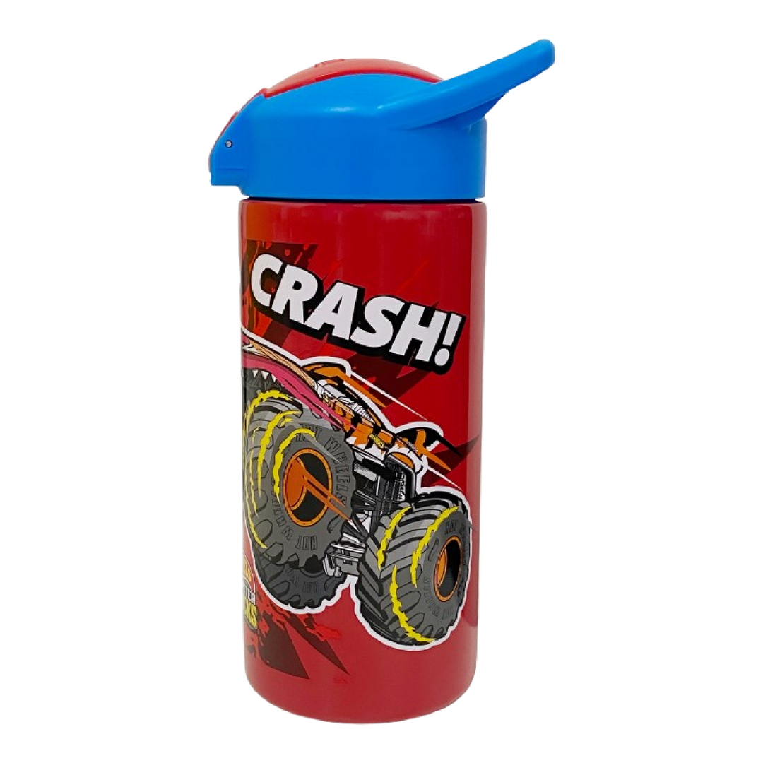 Hot Wheels Stainless Steel Drink Bottle - Monster Trucks