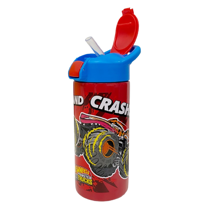 Hot Wheels Stainless Steel Drink Bottle - Monster Trucks
