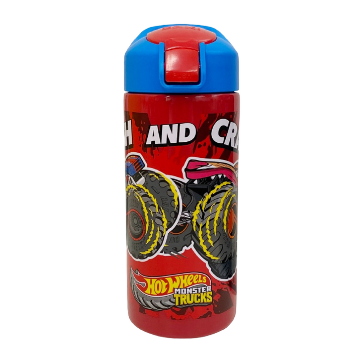 Hot Wheels Stainless Steel Drink Bottle - Monster Trucks