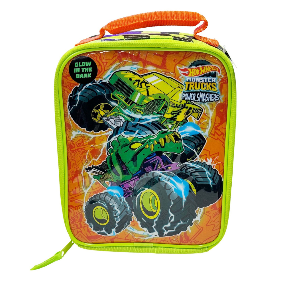 Hot Wheels Monster Trucks Insulated Lunch Bag