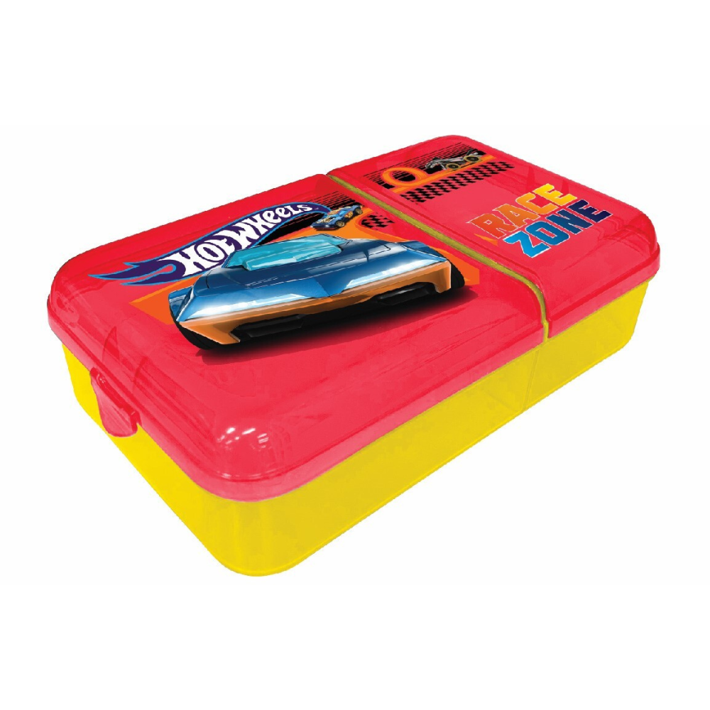 Hot Wheels Twin Compartment Bento Lunchbox