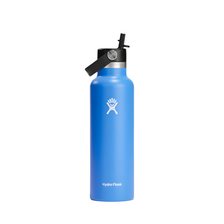 Hydro Flask Insulated Bottle 21oz/621ml Standard Flex Straw Cap - Cascade