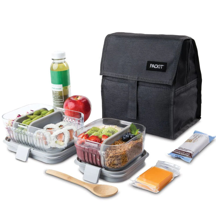 PackIt Freezable Lunch Bag - Charcoal