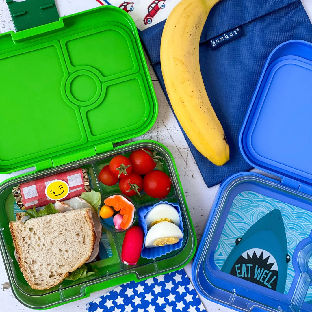 Yumbox Panino 4 Lunch Box - Jurassic Green - Dinosaur