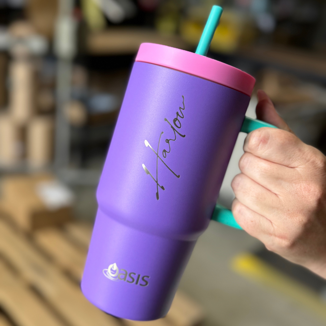 PRE-ORDER - Oasis Insulated Junior Commuter Tumbler 700ml - Purple/Pink