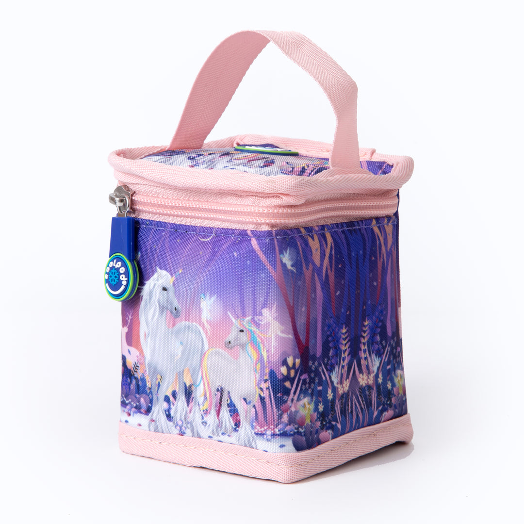 CoolPod Freezable Yoghurt Insulated Bag With Spoon - Unicorn