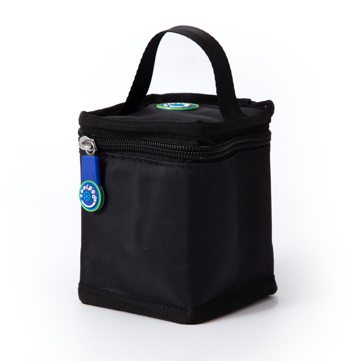 CoolPod Freezable Yoghurt Insulated Bag With Spoon - Black