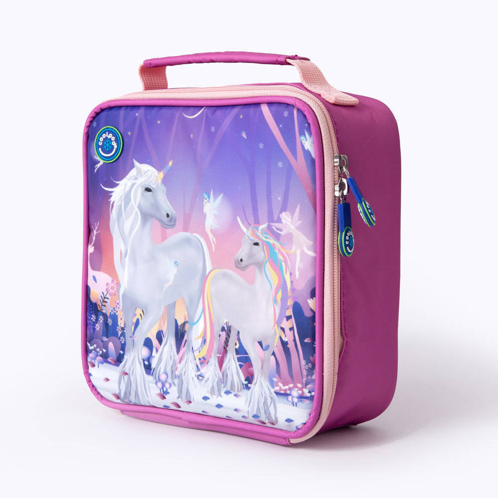 CoolPod Freezable LARGE Square Insulated Bag - Unicorn