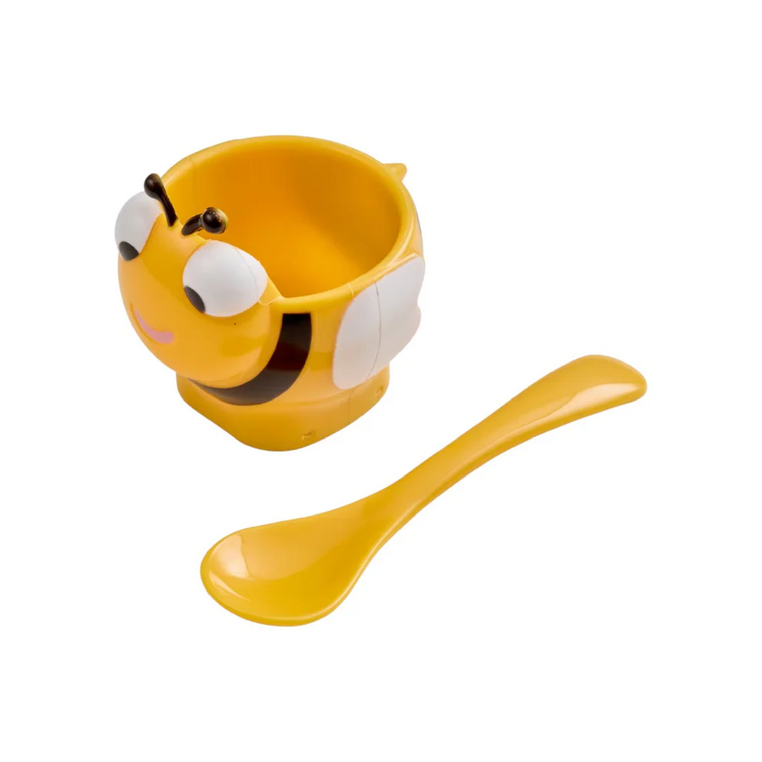 Joie Bee Egg Cup & Spoon Set