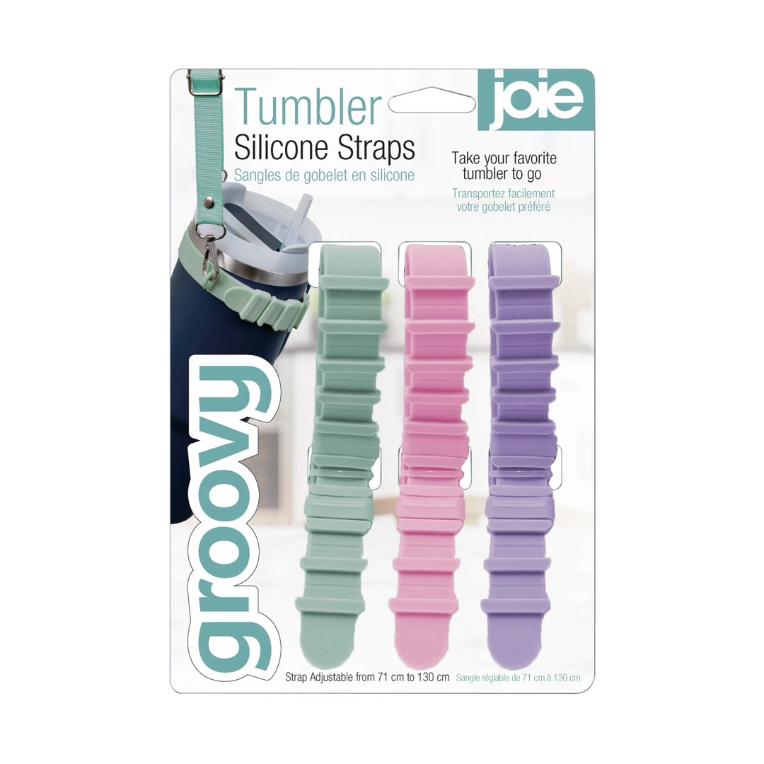 Joie Groovy Tumbler Silicone Straps - 3pk