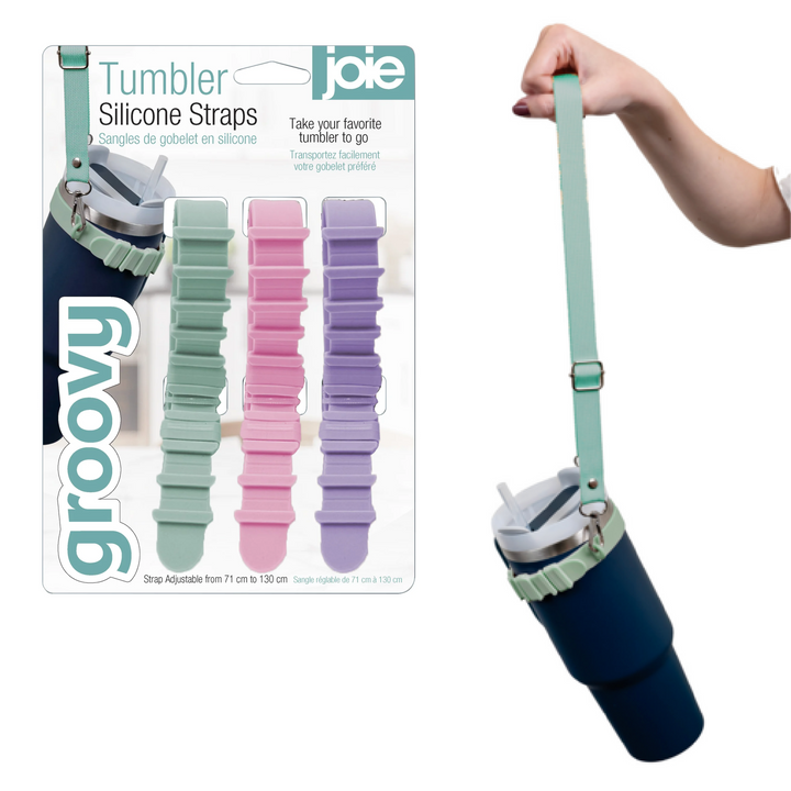 Joie Groovy Tumbler Silicone Straps - 3pk