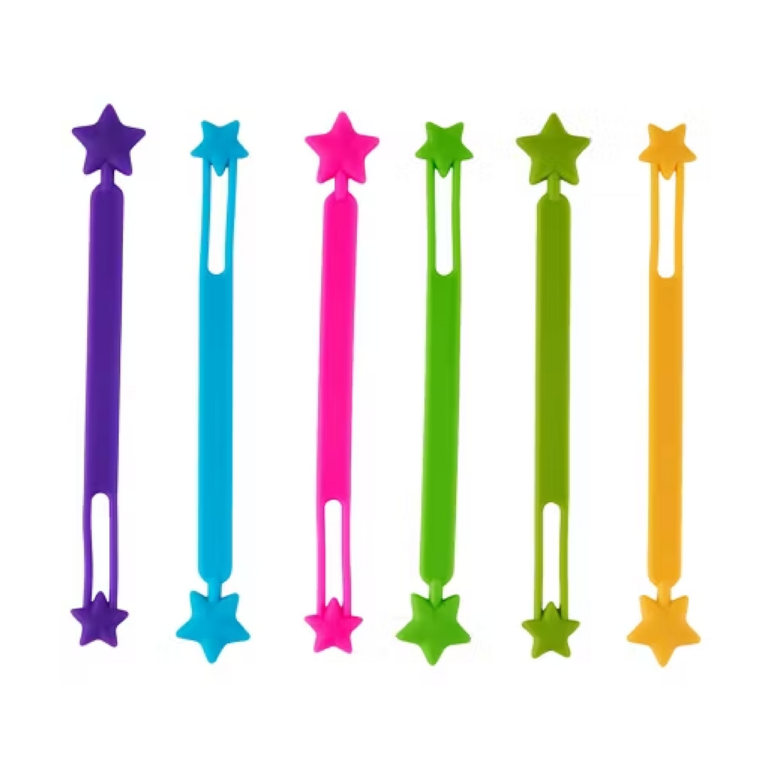 Joie Silicone Wrap Ties - Star