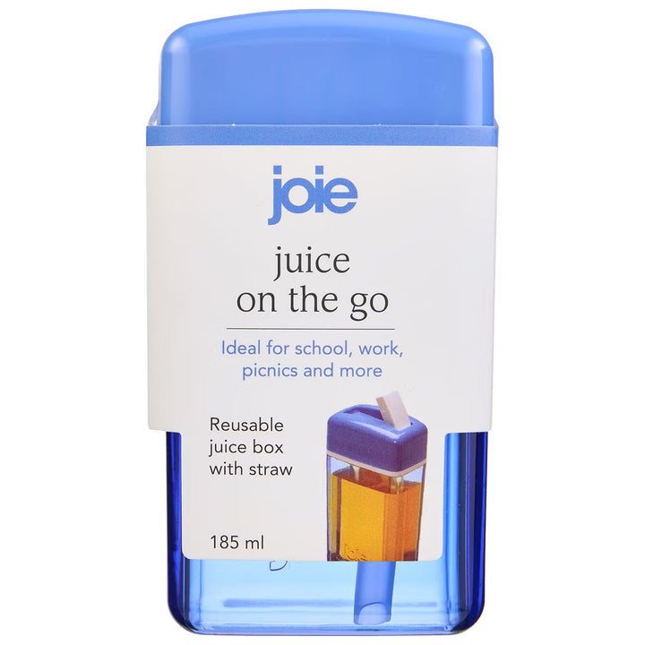 Joie Juice On The Go Reusable Popper Bottle - Blue