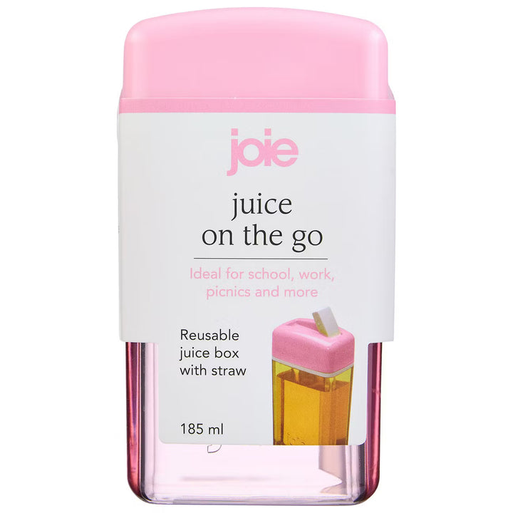 Joie Juice On The Go Reusable Popper Bottle - Pink