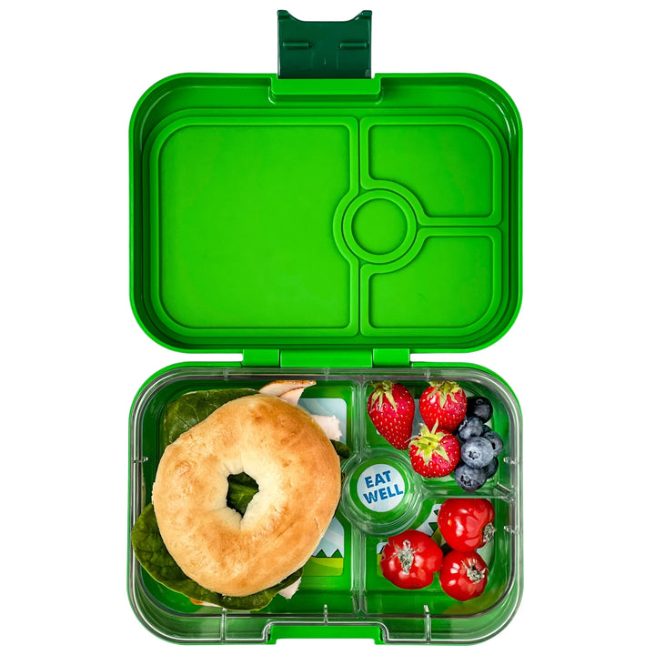 Yumbox Panino 4 Lunch Box - Jurassic Green - Dinosaur