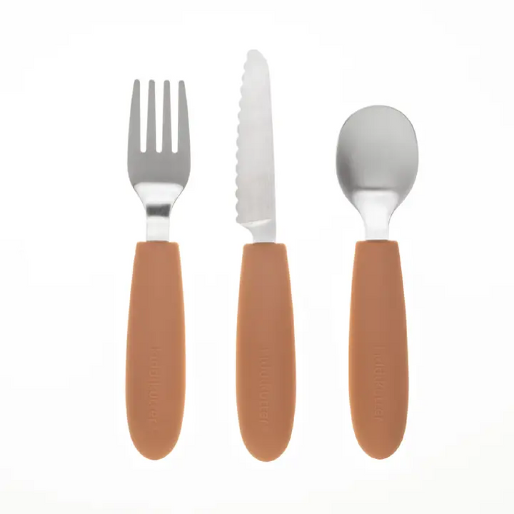 KiddiKutter Cutlery Set - Peach Fuzz