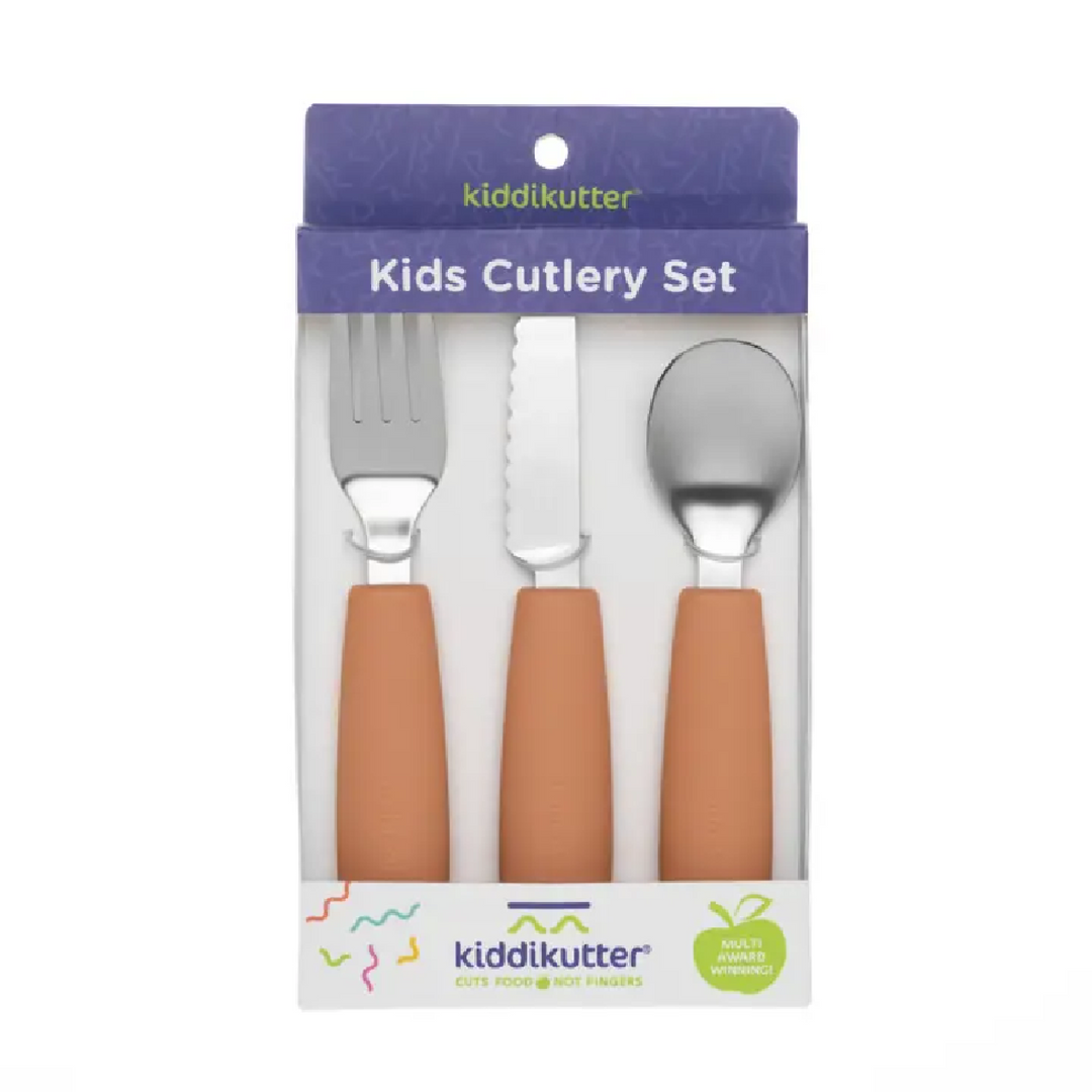 KiddiKutter Cutlery Set - Peach Fuzz