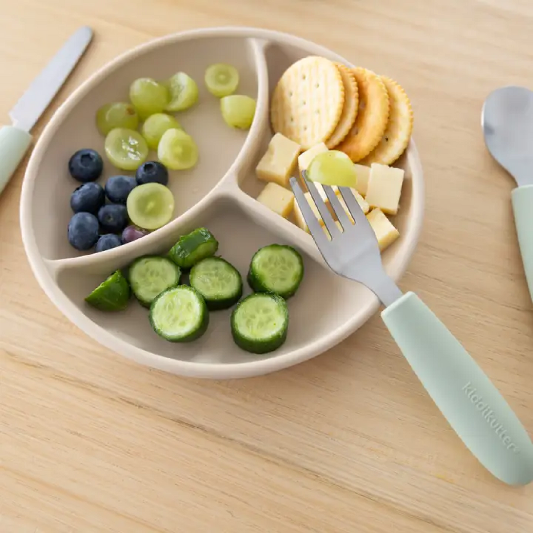 KiddiKutter Cutlery Set - Sage