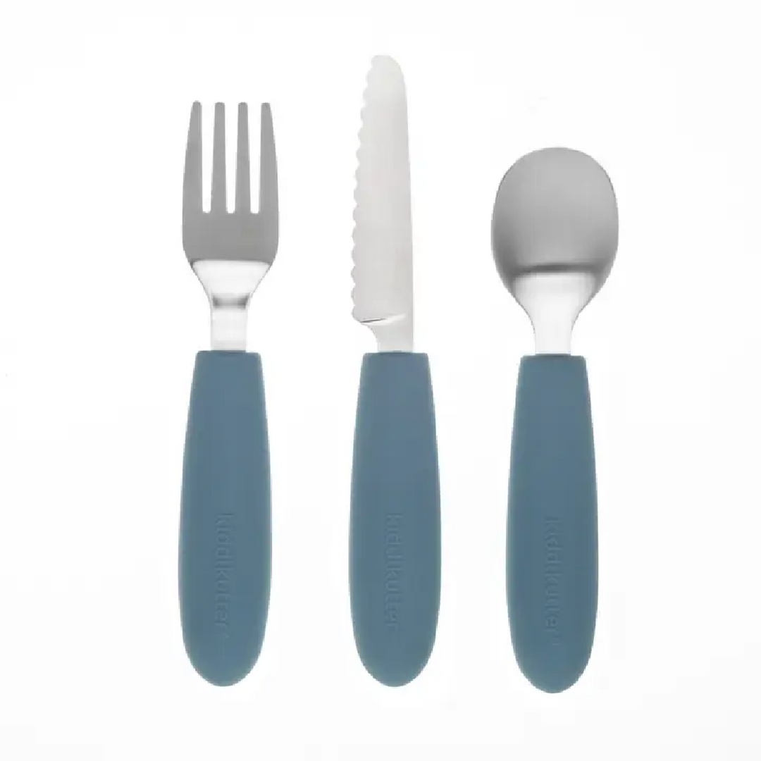 KiddiKutter Cutlery Set - Sky Blue