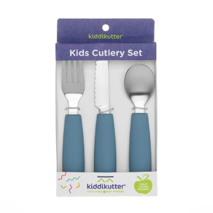 KiddiKutter Cutlery Set - Sky Blue