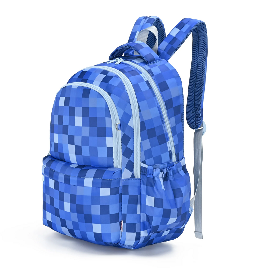 Kinnder Campus School Backpack 2.0 - Blue Pixel