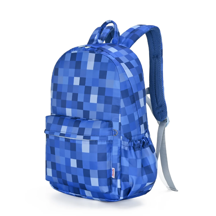 Kinnder Junior Kindy/School Backpack - Blue Pixel