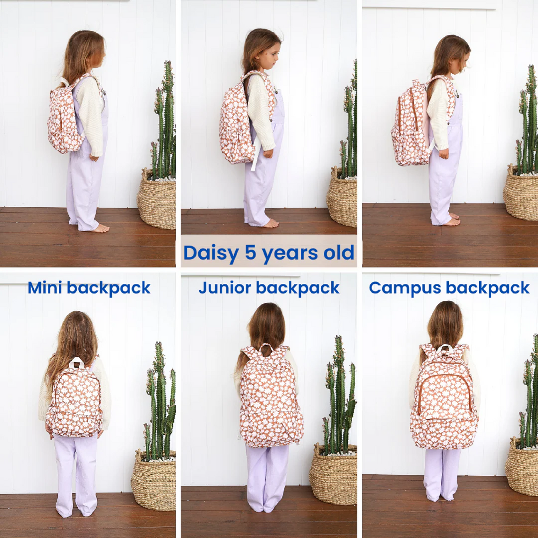 Kinnder Junior Kindy/School Backpack - Bloom Tan