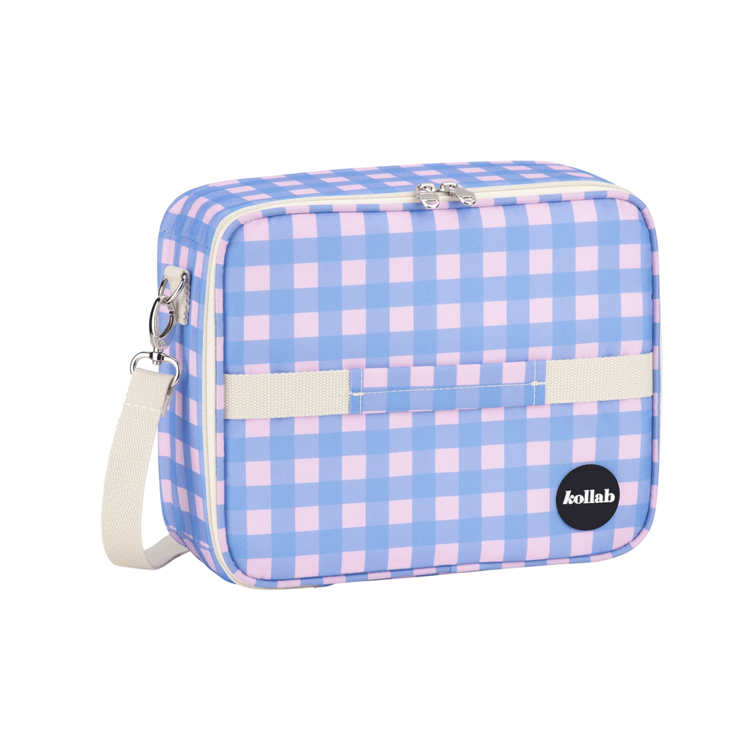 Kollab Insulated Bento Lunch Bag - Skyberry Gingham