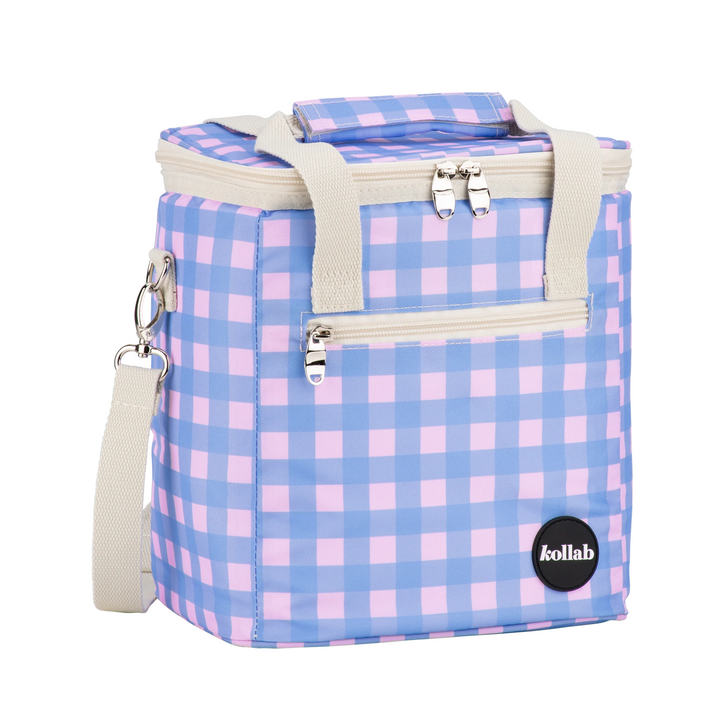 Kollab Mini Insulated Cooler Bag - Skyberry Gingham